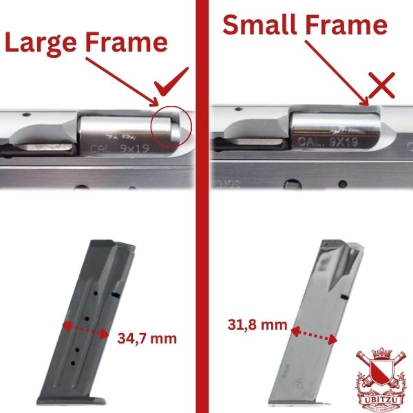 Tanfoglio alu magasinbrønn for Small Frame - Ubitzu