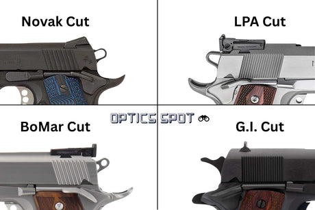 1911 [BoMar Cut] red dot mount | type A [RMSc DPP Docter footprint] - Ubitzu