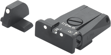 Beretta [Stock Brigadier Billenium] justerbare sikter | hvite prikker - Ubitzu