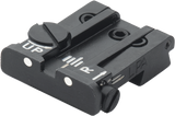 Browning Hi-Power [Sport Vigilante Mark III Practical HP40] justerbart baksikte | hvite prikker - Ubitzu