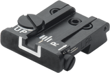 Browning Hi-Power [Sport Vigilante Mark III Practical HP40] justerbart baksikte | hvite linjer - Ubitzu