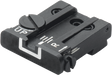 Glock [G17 G19 G26 & other] justerbart baksikte | hvite linjer - Ubitzu