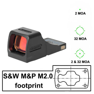 Optics ready adapterplater for Smith & Wesson