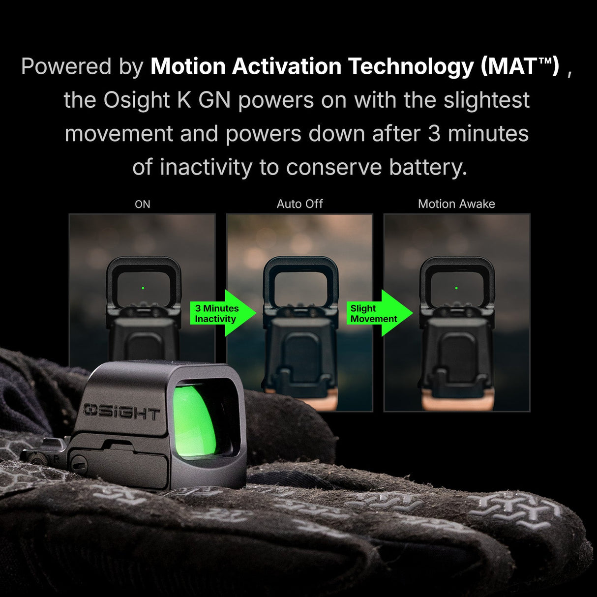 Osight K [grønn] - Ubitzu