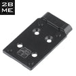 Rødpunktsikte adapterplate for Glock MOS | Shield RMSc footprint - Ubitzu