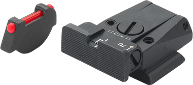 Ruger [P85 P89] justerbare sikter | fiberoptisk - Ubitzu