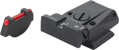 Ruger [P90 P91 P93 P94 P95 P97] justerbare sikter | fiberoptikk - Ubitzu