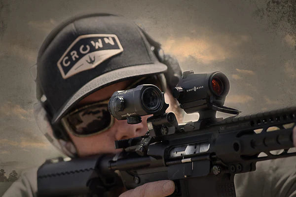 Sightmark XTM-3 3xMagnifier with LQD flip to side mount - Ubitzu