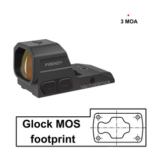 Optics ready adapterplate for Glock