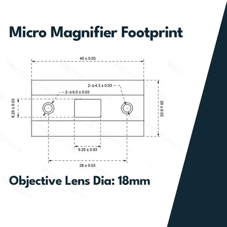 Vector Optics Paragon 3x18 Forstørrer Micro - Ubitzu