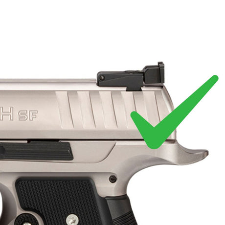 Walther Q5 Match SF adjustable rear sight | white lines - Ubitzu